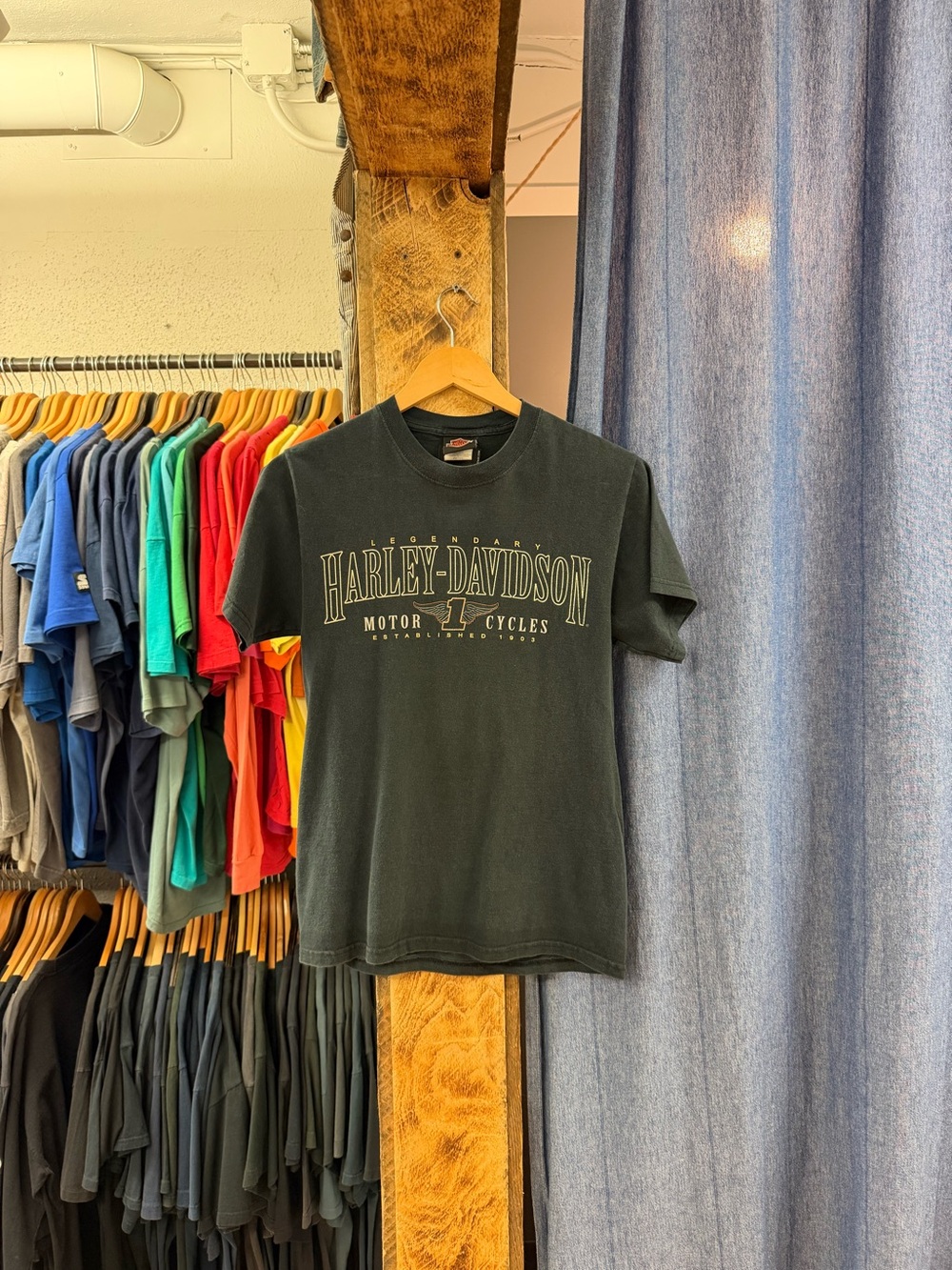 Vintage Harley-Davidson graphic Black T-shirt